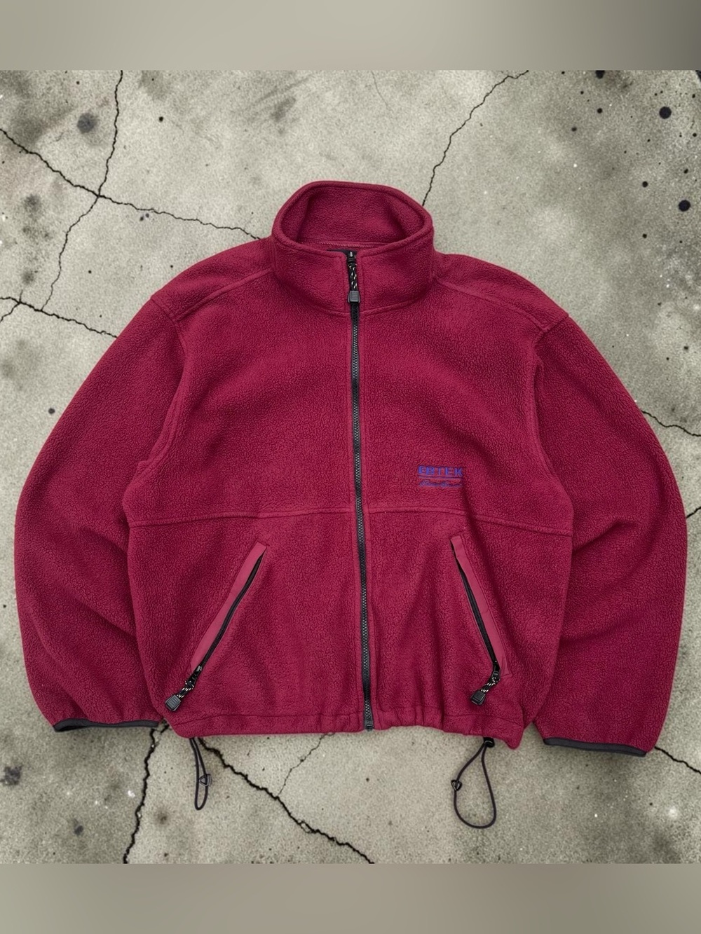 vintage 90s eddie bauer EBTEK zip up fleece